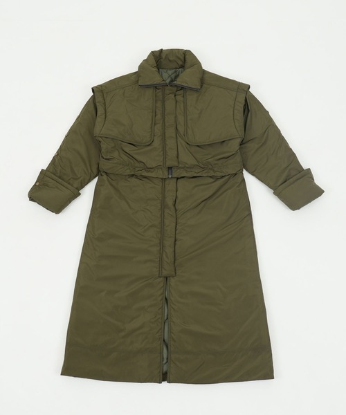 BEEDEN（ビーデン）の「2WAY BLOUSON LONG COAT（ミリタリージャケット 