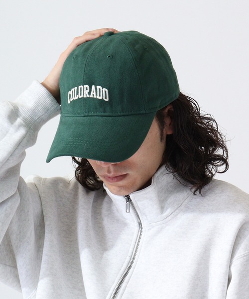 FUNALIVE(ファンアライブ)の「JON COLORADOロゴ キャップ(キャップ・メンズ・ベージュ/グリーン/ブラック/ネイビー/グレー/ブラウン/レッド/ホワイト・FREE)」の6枚目の写真