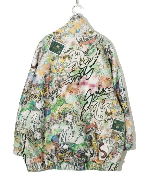 スカラーメルヘン柄合皮ブルゾン ScoLar（スカラー）の「133678：スカラーメルヘン総柄ボアブルゾン