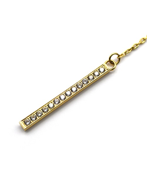 LHME（エルエイチエムイー）の「【WEB限定】”Enhance”ビジューY字ネックレス/ジルコニア/サージカルステンレス（金属アレルギー対応）【LHME / エルエイチエムイー】（ネックレス・レディース・シルバー/ゴールド・70cm）」の10枚目の写真