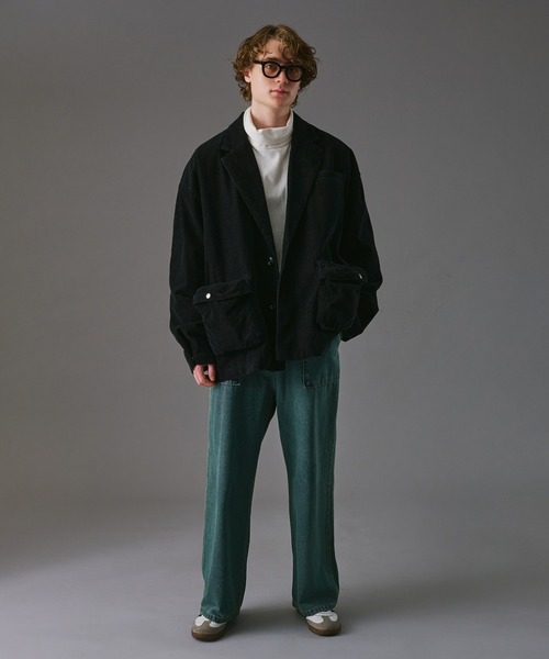 WETTEMPT（ウィテンプト）の「BIG POCKET CORDUROY JACKET /ビッグポケットコーデュロイジャケット（テーラードジャケット・メンズ・ネイビー/ブラック・SMALL/LARGE/MEDIUM）」の15枚目の写真