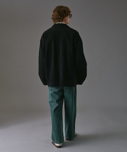 WETTEMPT（ウィテンプト）の「BIG POCKET CORDUROY JACKET /ビッグポケットコーデュロイジャケット（テーラードジャケット・メンズ・ネイビー/ブラック・SMALL/LARGE/MEDIUM）」の16枚目の写真