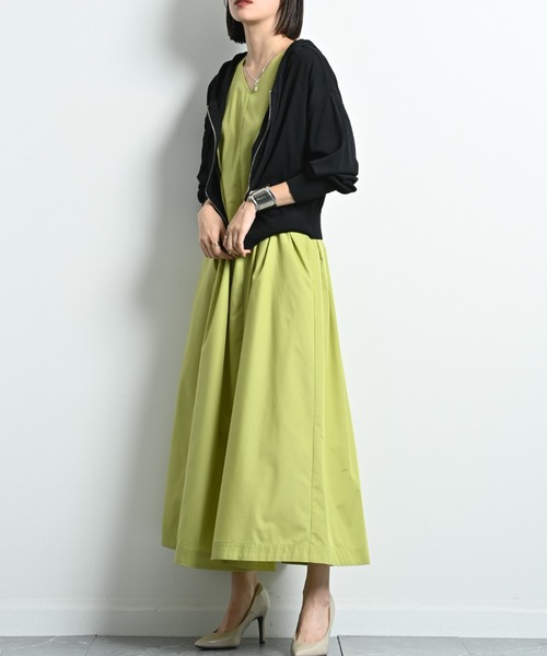 INTERPLANET(インタープラネット)の「【接触冷感・UV】ZIPパーカー(パーカー・レディース・ホワイト系その他/ブラック/グレー/オフホワイト・FREE)」の9枚目の写真