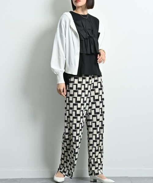 INTERPLANET(インタープラネット)の「【接触冷感・UV】ZIPパーカー(パーカー・レディース・ホワイト系その他/ブラック/グレー/オフホワイト・FREE)」の16枚目の写真