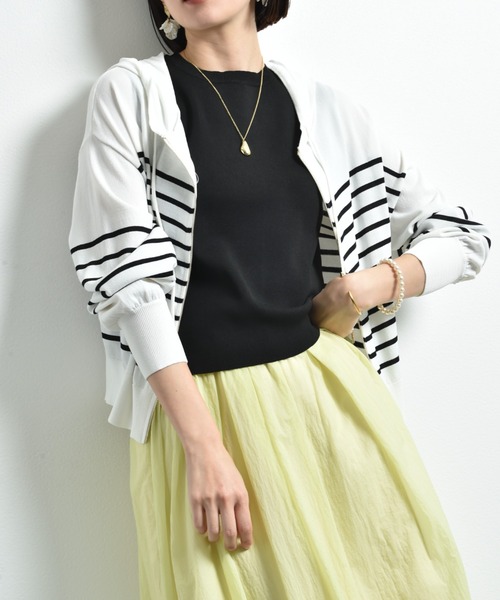 INTERPLANET(インタープラネット)の「【接触冷感・UV】ZIPパーカー(パーカー・レディース・ホワイト系その他/ブラック/グレー/オフホワイト・FREE)」の20枚目の写真