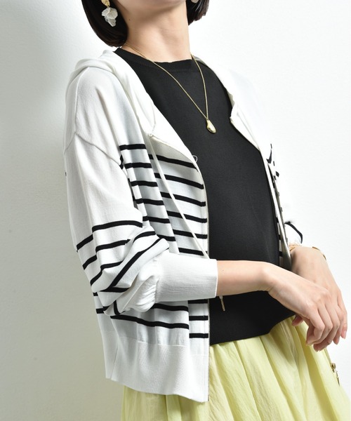 INTERPLANET(インタープラネット)の「【接触冷感・UV】ZIPパーカー(パーカー・レディース・ホワイト系その他/ブラック/グレー/オフホワイト・FREE)」の21枚目の写真