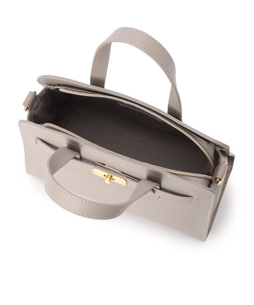 SHOO・LA・RUE（シューラルー）の「◆【セレモニーやお仕事に】金具ベルト トートバッグ（トートバッグ・レディース・ベージュ系4/グレー/ブラック・00）」の9枚目の写真