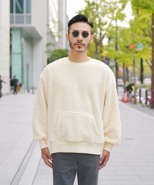 jiggys shop(ジギーズショップ)の「両面ボアトレーナー(スウェット・メンズ・ベージュ/ブラック/ホワイト/グレー系その他・LARGE/MEDIUM/X-LARGE)」の16枚目の写真