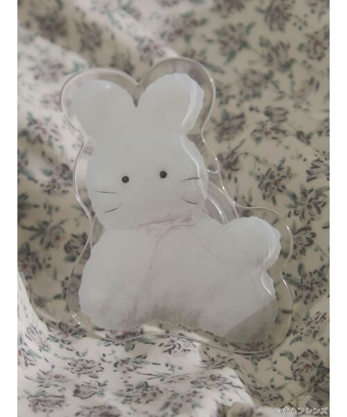 merry jenny（メリージェニー）の「【求心フレンズコラボ】うさぎスマホグリップ（スマホグッズ・レディース・オフホワイト・FREE）」の3枚目の写真