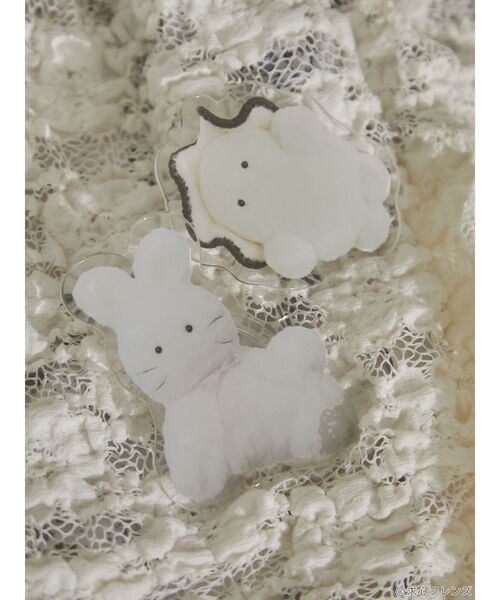 merry jenny（メリージェニー）の「【求心フレンズコラボ】うさぎスマホグリップ（スマホグッズ・レディース・オフホワイト・FREE）」の16枚目の写真