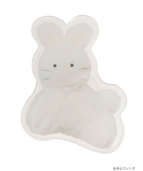 merry jenny（メリージェニー）の「【求心フレンズコラボ】うさぎスマホグリップ（スマホグッズ・レディース・オフホワイト・FREE）」の11枚目の写真