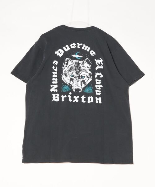 【セール】BRIXTON/ブリクストン 半袖Tシャツ バックプリント ヴィンテージ風 17082（Tシャツ/カットソー）｜BRIXTON（ブリクストン）
