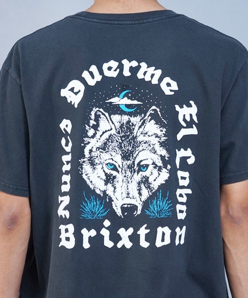 【セール】BRIXTON/ブリクストン 半袖Tシャツ バックプリント ヴィンテージ風 17082（Tシャツ/カットソー）｜BRIXTON（ブリクストン）