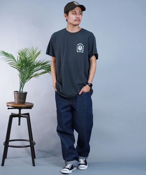 【セール】BRIXTON/ブリクストン 半袖Tシャツ バックプリント ヴィンテージ風 17082（Tシャツ/カットソー）｜BRIXTON（ブリクストン）