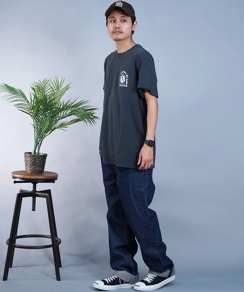 【セール】BRIXTON/ブリクストン 半袖Tシャツ バックプリント ヴィンテージ風 17082（Tシャツ/カットソー）｜BRIXTON（ブリクストン）