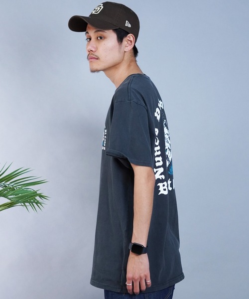 【セール】BRIXTON/ブリクストン 半袖Tシャツ バックプリント ヴィンテージ風 17082（Tシャツ/カットソー）｜BRIXTON（ブリクストン）