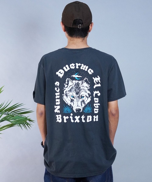 【セール】BRIXTON/ブリクストン 半袖Tシャツ バックプリント ヴィンテージ風 17082（Tシャツ/カットソー）｜BRIXTON（ブリクストン）
