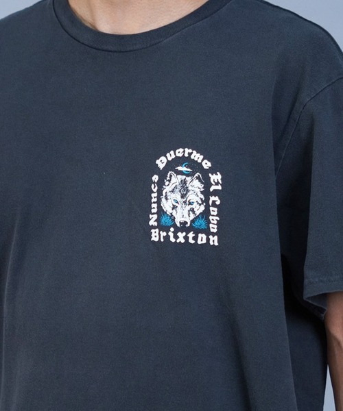 【セール】BRIXTON/ブリクストン 半袖Tシャツ バックプリント ヴィンテージ風 17082（Tシャツ/カットソー）｜BRIXTON（ブリクストン）