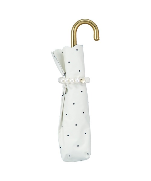 2024】Wpc. 日傘 折りたたみ傘 遮光ドットパールベルト ミニ オフ