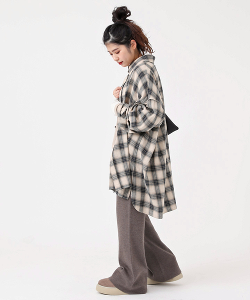 トップス AP STUDIO PROVOKE/Oversized check Shirt AP STUDIO（エーピーストゥディオ）の「【PROVOKE/プロヴォーク
