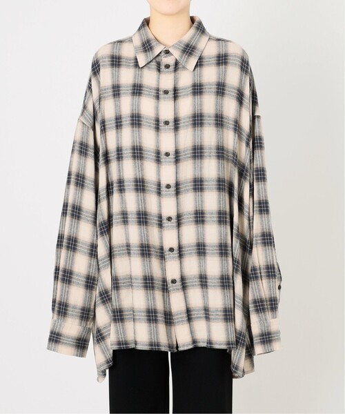 PROVOKE/プロヴォーク】Oversized check Shirt（シャツ/ブラウス