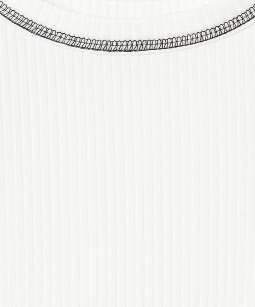 PBLIM（ページボーイリム）の「PBLIM/ステッチバイカラータンク（タンクトップ・レディース・ブラック/オフホワイト/ブルー・FREE）」の22枚目の写真