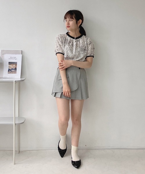 ［まゆさま］ザ ノースフェイス ブーツ + アズノゥアズ ブラウス おまとめ AS KNOW AS plus（アズノゥアズプラス）の「◎2WAY衿 半袖