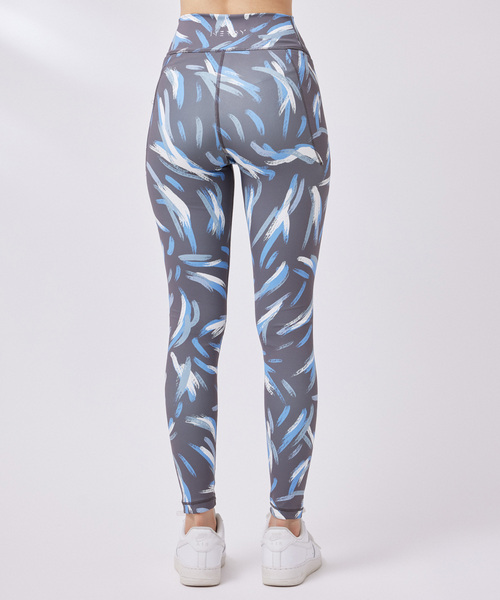 NERGY（ナージー）の「【skin wear】UV＆水陸両用＆保湿 ニュアンスプリントスポーツレギンス（レギンス/スパッツ・レディース・ライトグレー/スミクロ・L/M/S）」の21枚目の写真