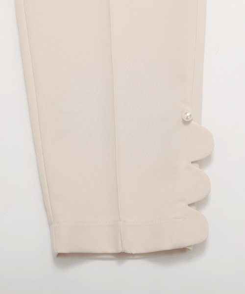 Fit more（フィットモア）の「サイドスカラップパールデコレーションパンツ（その他パンツ・レディース・ネイビー/ブラック/アイボリー/ピンク・PS/S/M）」の19枚目の写真