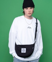 FILA | FILA/フィラ ブランド ロゴ パラコード ハンドル ナイロン ラウンド ショルダーバッグ(ショルダーバッグ)