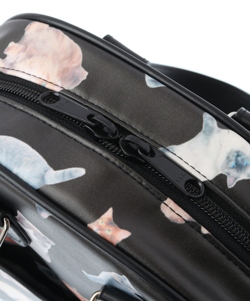 Candy Stripper(キャンディストリッパー)の「LAZY CATS HAND バッグ(ハンドバッグ・レディース・ブラック/オフホワイト・FREE)」の13枚目の写真