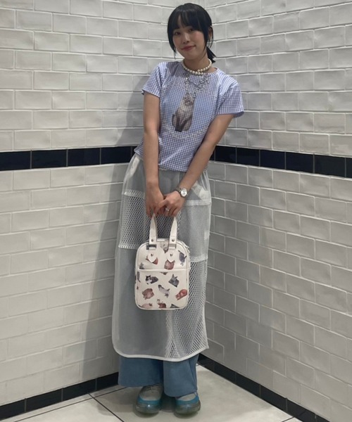 Candy Stripper(キャンディストリッパー)の「LAZY CATS HAND バッグ(ハンドバッグ・レディース・ブラック/オフホワイト・FREE)」の17枚目の写真