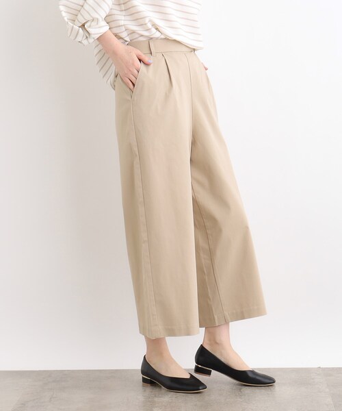 grove(グローブ)の「◆<接触冷感・多サイズ>サマーハイパーストレッチクロップドワイドパンツ(その他パンツ・レディース・ネイビー/ベージュ/カーキ/ブラック/ライトグレー系7・03/02/00/01/04/05)」の21枚目の写真