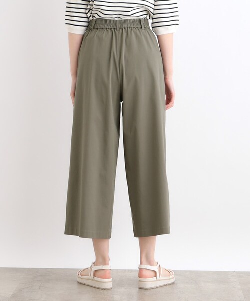 grove(グローブ)の「◆<接触冷感・多サイズ>サマーハイパーストレッチクロップドワイドパンツ(その他パンツ・レディース・ネイビー/ベージュ/カーキ/ブラック/ライトグレー系7・03/02/00/01/04/05)」の6枚目の写真