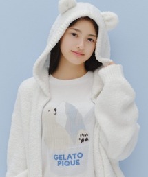 gelato pique（ジェラートピケ）の「しろくまなりきりパーカ（ルームウェア/パジャマ）」