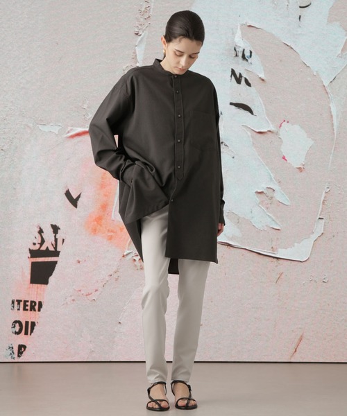 Apo(s)ture(アポスチャー)の「NANCY-004/ダブルクロスフルレングススキニーパンツ(その他パンツ・レディース・グレー/ブルー/ブラック/ベージュ・XL/XS/M/S/L)」の16枚目の写真
