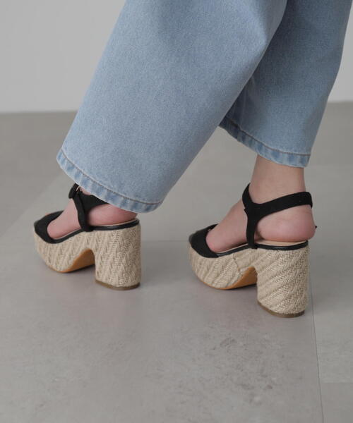 FREE'S MART(フリーズマート)の「◆くるみバックルサンダル(サンダル・レディース・ブラック/グレー/オレンジ・MEDIUM/SMALL)」の8枚目の写真