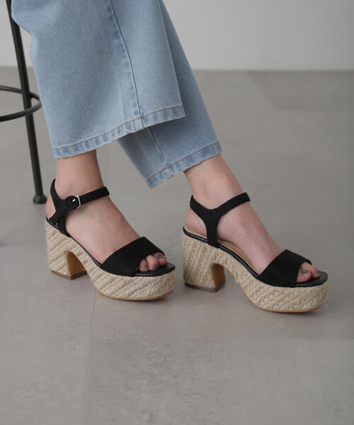 FREE'S MART(フリーズマート)の「◆くるみバックルサンダル(サンダル・レディース・ブラック/グレー/オレンジ・MEDIUM/SMALL)」の9枚目の写真