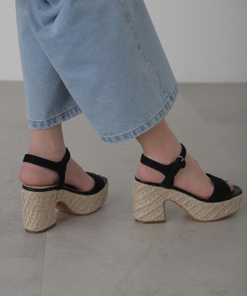 FREE'S MART(フリーズマート)の「◆くるみバックルサンダル(サンダル・レディース・ブラック/グレー/オレンジ・MEDIUM/SMALL)」の10枚目の写真