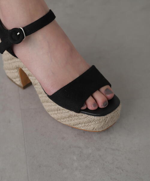 FREE'S MART(フリーズマート)の「◆くるみバックルサンダル(サンダル・レディース・ブラック/グレー/オレンジ・MEDIUM/SMALL)」の11枚目の写真