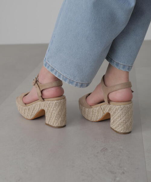 FREE'S MART(フリーズマート)の「◆くるみバックルサンダル(サンダル・レディース・ブラック/グレー/オレンジ・MEDIUM/SMALL)」の16枚目の写真