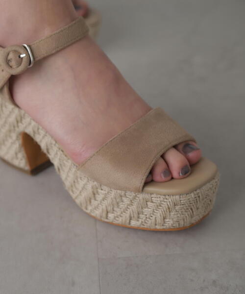 FREE'S MART(フリーズマート)の「◆くるみバックルサンダル(サンダル・レディース・ブラック/グレー/オレンジ・MEDIUM/SMALL)」の19枚目の写真