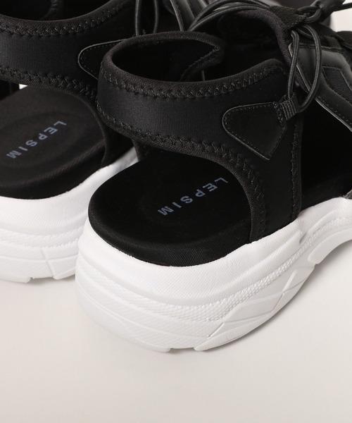 LEPSIM（レプシィム）の「ゼロカルスポーツサンダル　105132（サンダル・レディース・オフホワイト/ブラック/ベージュ・MEDIUM/LARGE）」の21枚目の写真