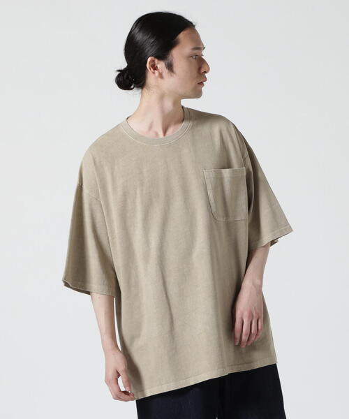 DANKE SCHON(ダンケシェーン)の「【WEB&DEPOT限定】DankeSchon/活性染サークル S/S Tee(Tシャツ/カットソー・メンズ・ブラック/ベージュ・L/M)」の14枚目の写真