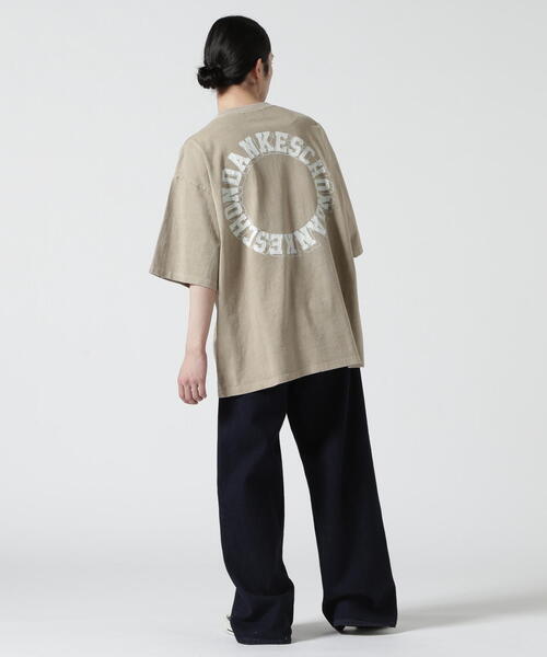DANKE SCHON(ダンケシェーン)の「【WEB&DEPOT限定】DankeSchon/活性染サークル S/S Tee(Tシャツ/カットソー・メンズ・ブラック/ベージュ・L/M)」の15枚目の写真