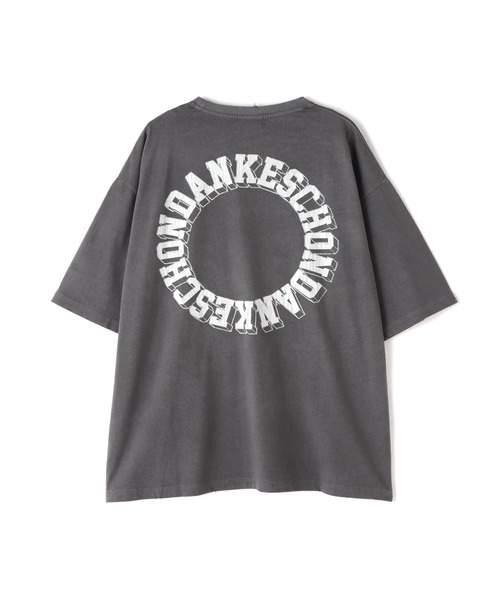 DANKE SCHON(ダンケシェーン)の「【WEB&DEPOT限定】DankeSchon/活性染サークル S/S Tee(Tシャツ/カットソー・メンズ・ブラック/ベージュ・L/M)」の2枚目の写真