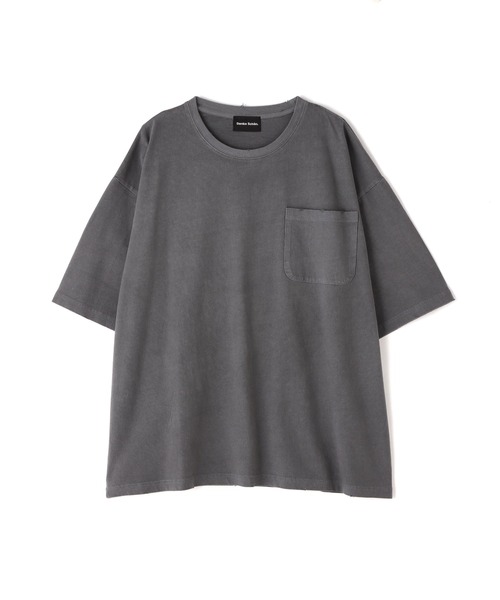 DANKE SCHON(ダンケシェーン)の「【WEB&DEPOT限定】DankeSchon/活性染サークル S/S Tee(Tシャツ/カットソー・メンズ・ブラック/ベージュ・L/M)」の3枚目の写真