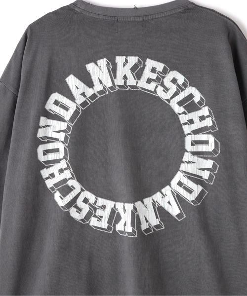 DANKE SCHON(ダンケシェーン)の「【WEB&DEPOT限定】DankeSchon/活性染サークル S/S Tee(Tシャツ/カットソー・メンズ・ブラック/ベージュ・L/M)」の8枚目の写真