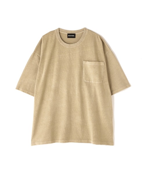 DANKE SCHON(ダンケシェーン)の「【WEB&DEPOT限定】DankeSchon/活性染サークル S/S Tee(Tシャツ/カットソー・メンズ・ブラック/ベージュ・L/M)」の12枚目の写真