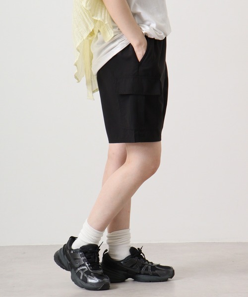 FUNALIVE(ファンアライブ)の「カーゴバルーンパンツ(ハーフ)(カーゴパンツ・メンズ・ブラック/パープル/ネイビー/グレー・M/L/XL)」の2枚目の写真